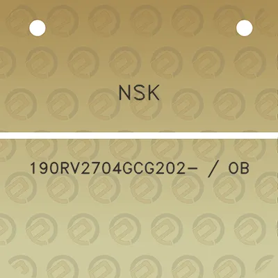 nsk-190rv2704gcg202-ob