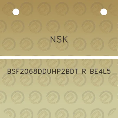 nsk-bsf2068dduhp2bdt-r-be4l5