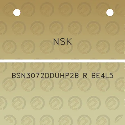 nsk-bsn3072dduhp2b-r-be4l5