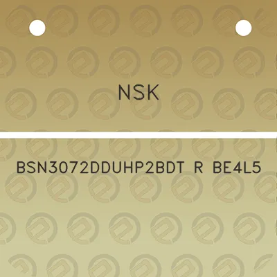 nsk-bsn3072dduhp2bdt-r-be4l5