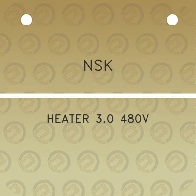 nsk-heater-30-480v