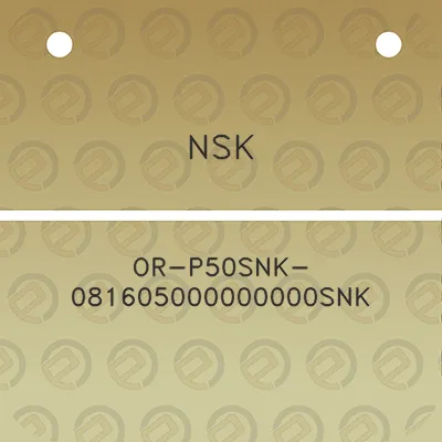 nsk-or-p50snk-081605000000000snk