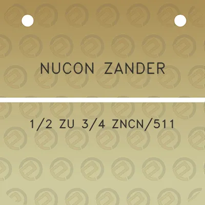 nucon-zander-12-zu-34-zncn511