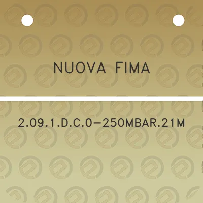 nuova-fima-2091dc0-250mbar21m