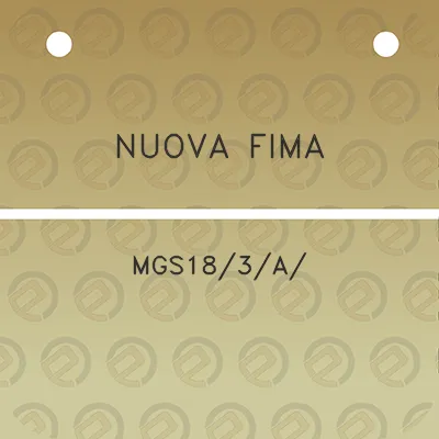 nuova-fima-mgs183a