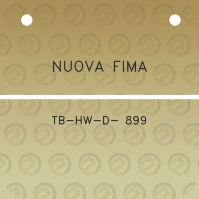 nuova-fima-tb-hw-d-899