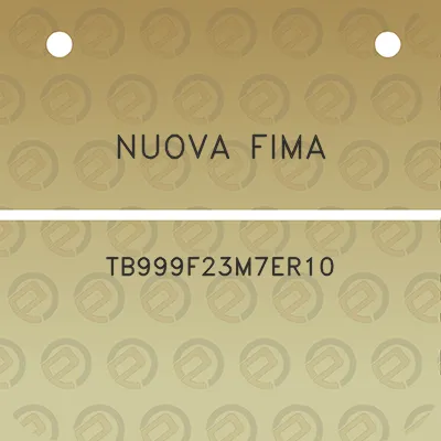 nuova-fima-tb999f23m7er10