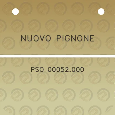 nuovo-pignone-pso-00052000