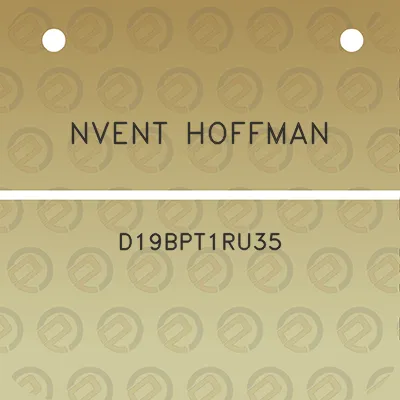 nvent-hoffman-d19bpt1ru35