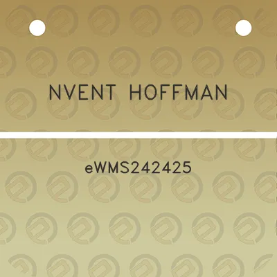 nvent-hoffman-ewms242425