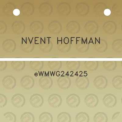 nvent-hoffman-ewmwg242425