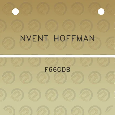 nvent-hoffman-f66gdb