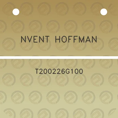 nvent-hoffman-t200226g100