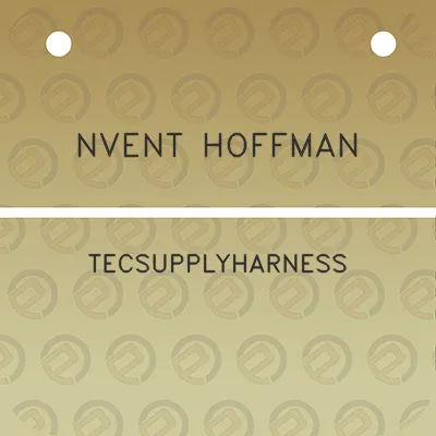 nvent-hoffman-tecsupplyharness