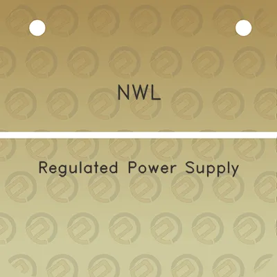 nwl-regulated-power-supply