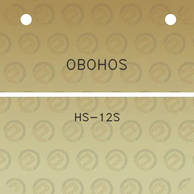 obohos-hs-12s