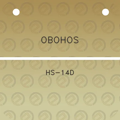 obohos-hs-14d