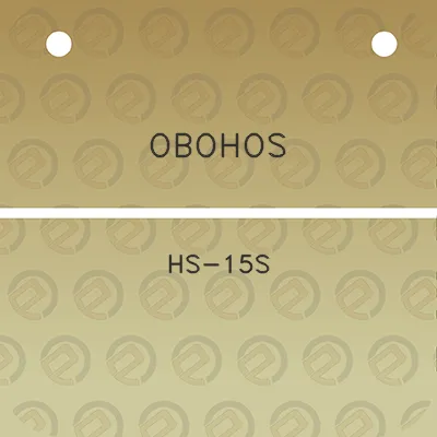 obohos-hs-15s