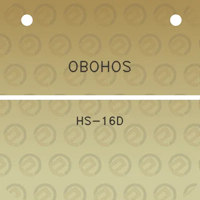 obohos-hs-16d