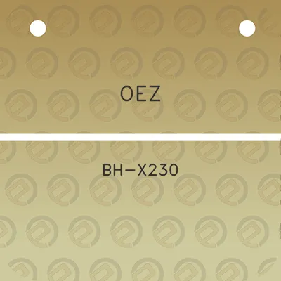 oez-bh-x230