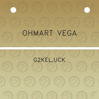 ohmart-vega-g2keluck