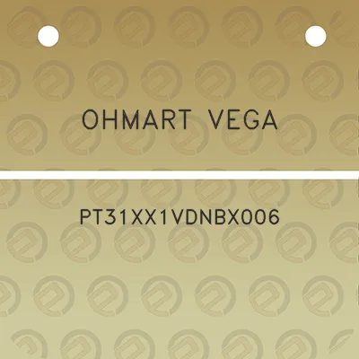 ohmart-vega-pt31xx1vdnbx006