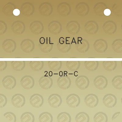 oil-gear-20-0r-c