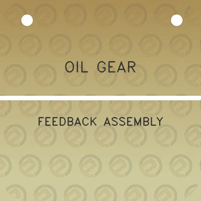 oil-gear-feedback-assembly