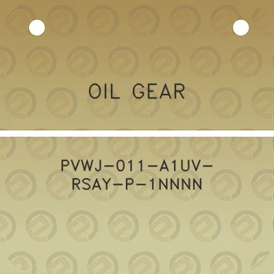 oil-gear-pvwj-011-a1uv-rsay-p-1nnnn