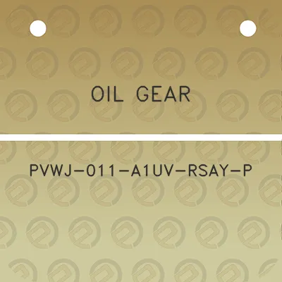 oil-gear-pvwj-011-a1uv-rsay-p