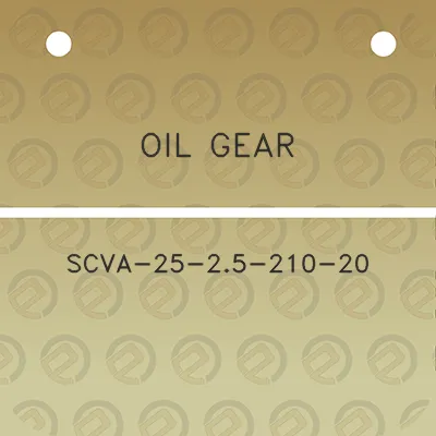 oil-gear-scva-25-25-210-20