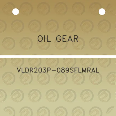 oil-gear-vldr203p-089sflmral