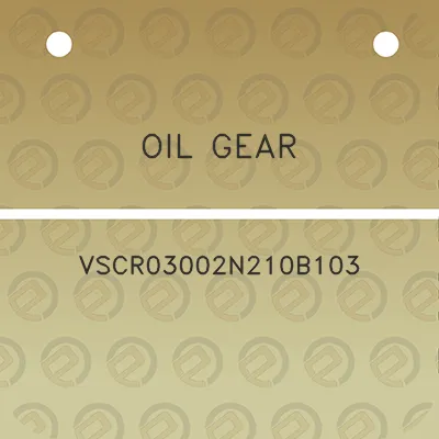 oil-gear-vscr03002n210b103