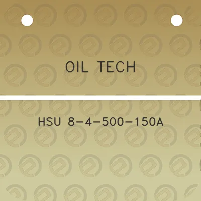 oil-tech-hsu-8-4-500-150a