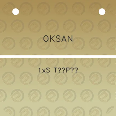 oksan-1xs-tipi