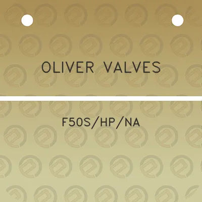 oliver-valves-f50shpna