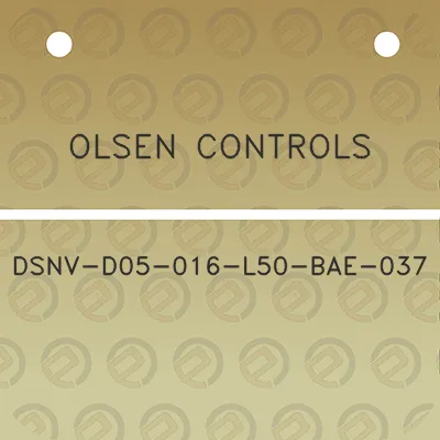 olsen-controls-dsnv-d05-016-l50-bae-037