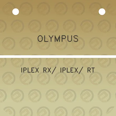 olympus-iplex-rx-iplex-rt