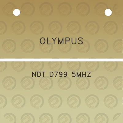 olympus-ndt-d799-5mhz