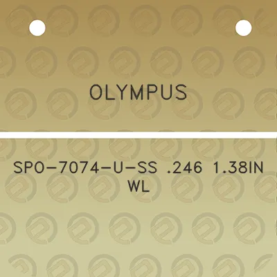 olympus-spo-7074-u-ss-246-138in-wl