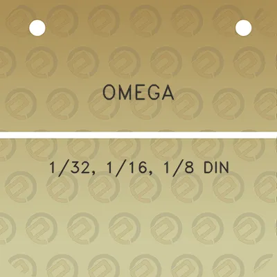 omega-132-116-18-din