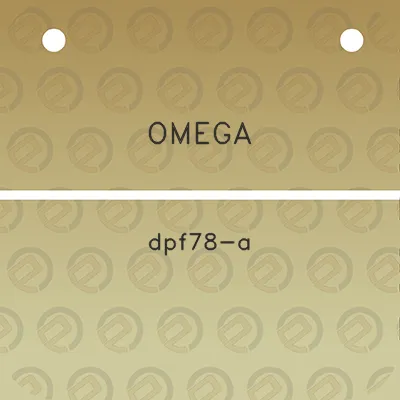 omega-dpf78-a