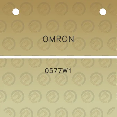 omron-0577w1