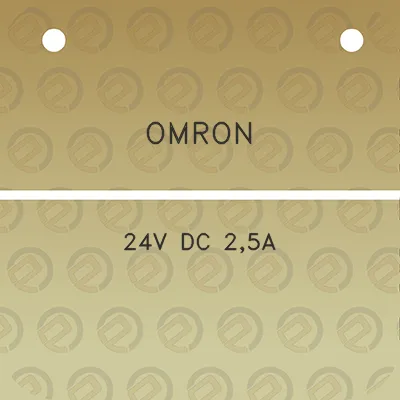 omron-24v-dc-25a