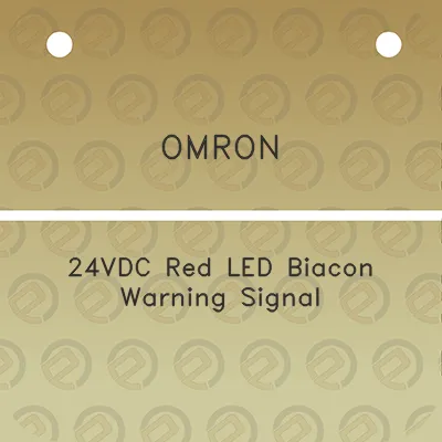 omron-24vdc-red-led-biacon-warning-signal