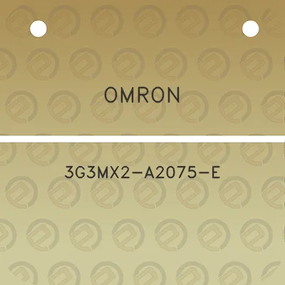 omron-3g3mx2-a2075-e
