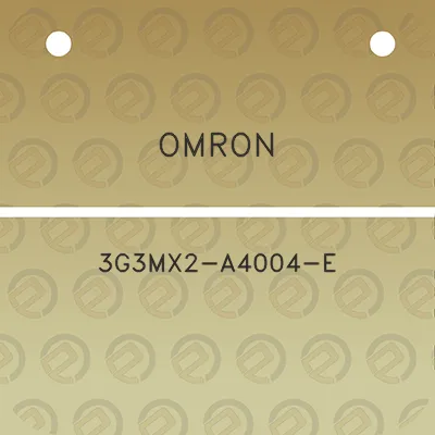 omron-3g3mx2-a4004-e