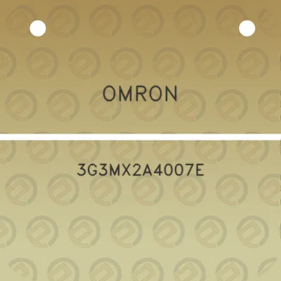 omron-3g3mx2a4007e