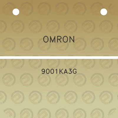 omron-9001ka3g