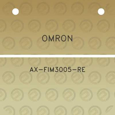 omron-ax-fim3005-re